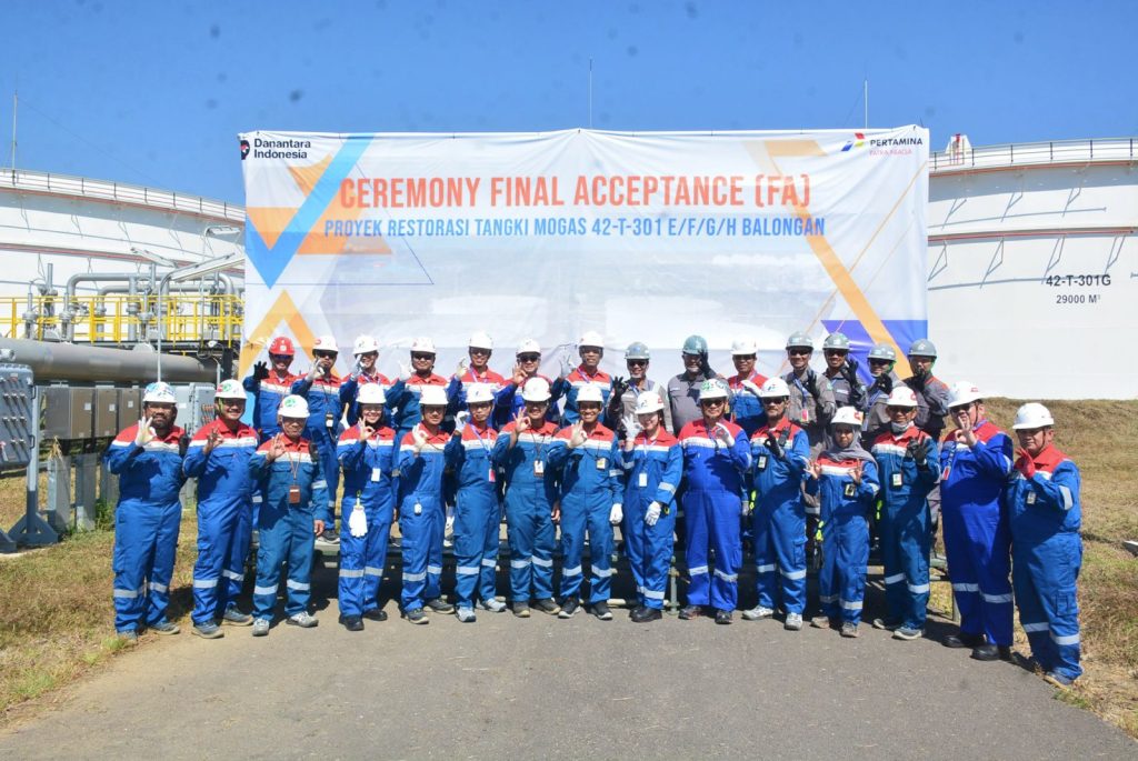 Pertamina Tuntaskan Restorasi 4 Tangki Mogas Strategis di Pertamina Patra Niaga Kilang Balongan: On Time, Under Budget, dan 100% Pekerja Domestik 2 IMG 20260710 WA0009